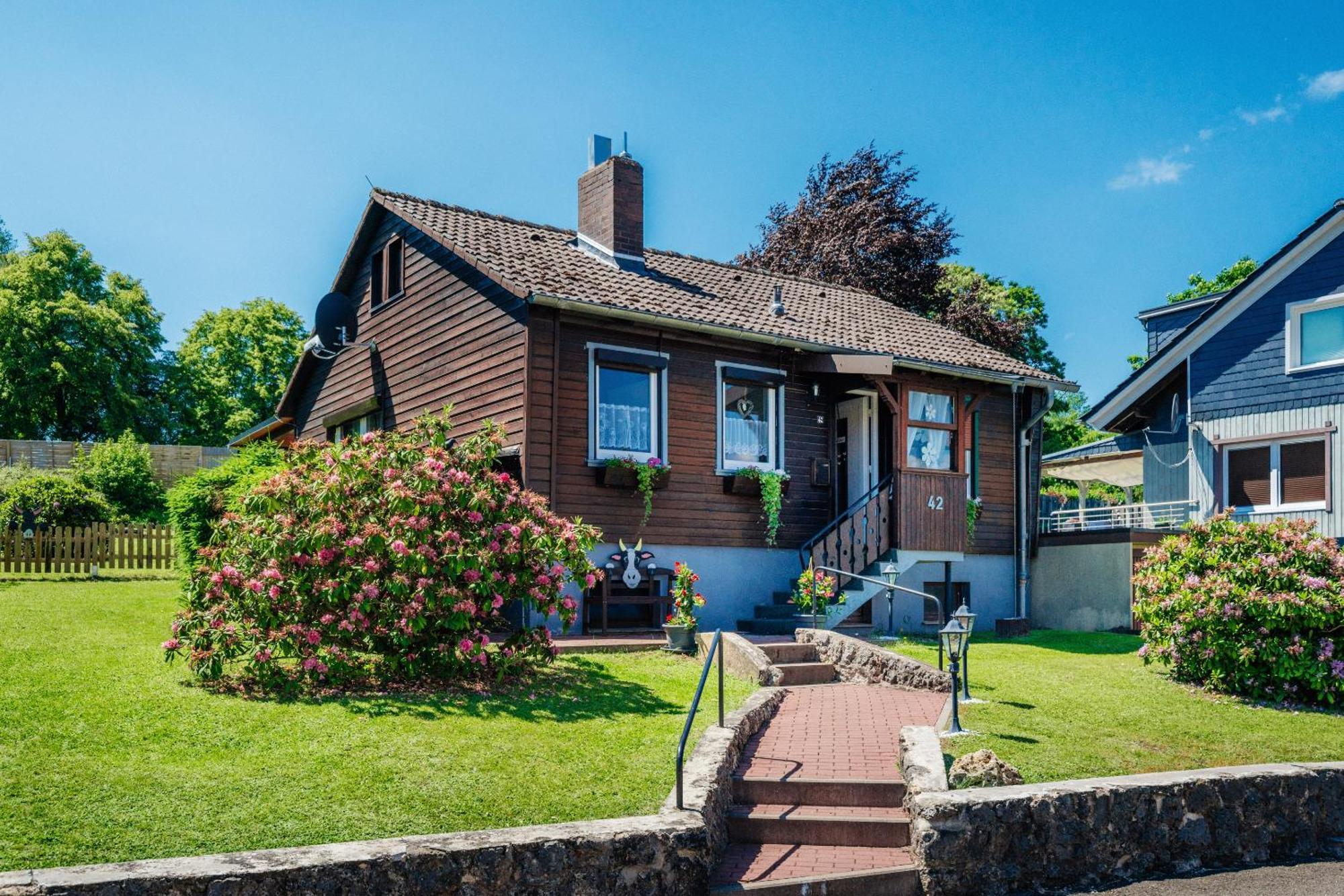 Ferienhaus Peggy Mit Klimaanlage In Den Bergen Walkenried Bagian luar foto